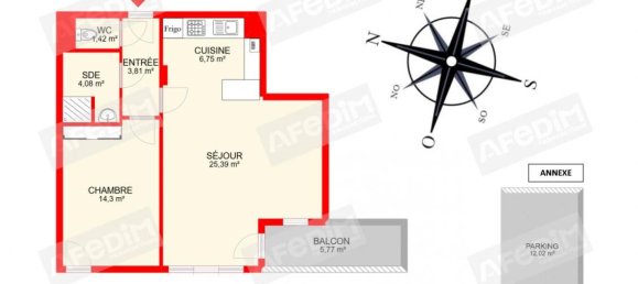 1 bedroom Apartment in Lille, France No. 281170 8