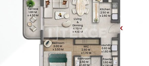 4 dormitorios ático en venta en Dubai, UAE № 111304 19