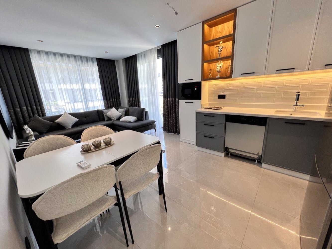 Wohnung 1+1 in Alanya, Turkey, Nr. 26664