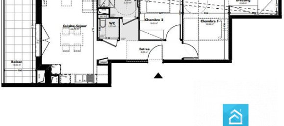 2 غرف نوم شقة في Hoenheim, France رقم 49086 4