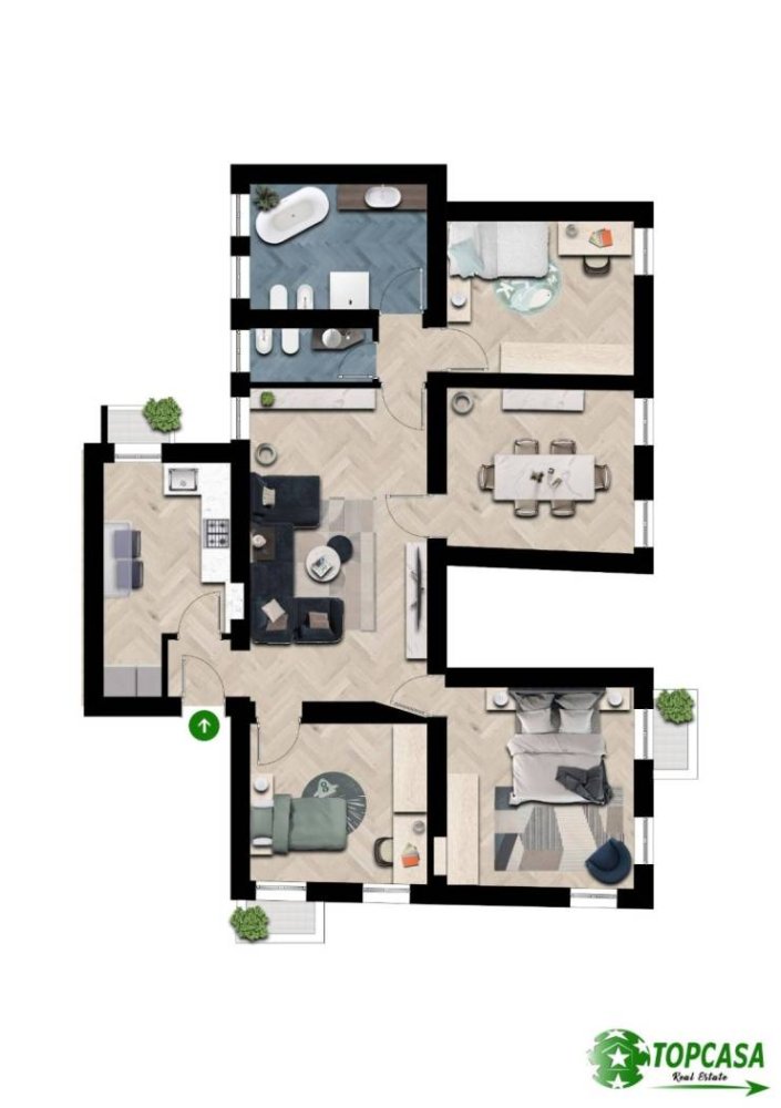 4 Schlafzimmer Wohnung in Venice, Italy, Nr. 268411