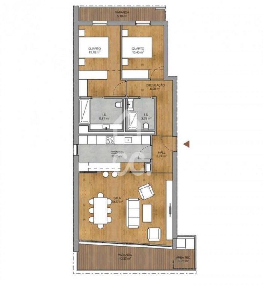 2 bedrooms Apartment in Coimbra, Portugal No. 266