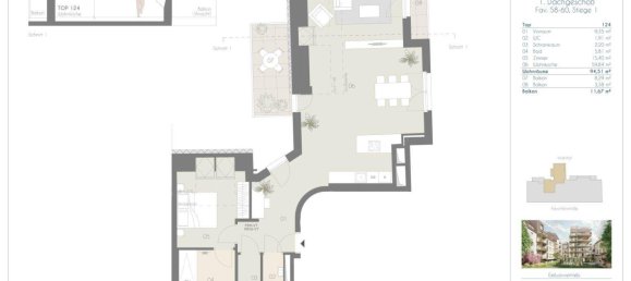 Квартира с 2 комнатами в Виден, Австрия № 147449 15