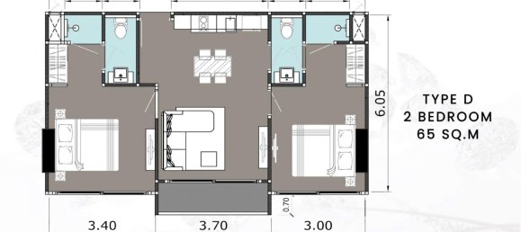 2 bedrooms Apartment in Pattaya, Thailand No. 20157 14