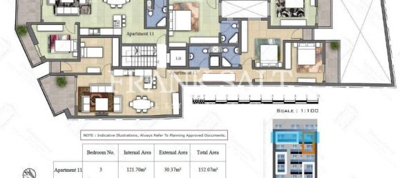 3 bedrooms Apartment in Saint Paul's Bay, Malta No. 175 12