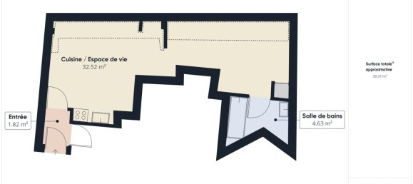 Studio in Nantes, France No. 107872 7