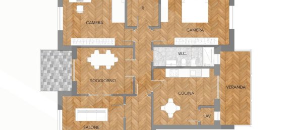 4-Zimmer Wohnung in Bari, Italy, Nr. 34577 2