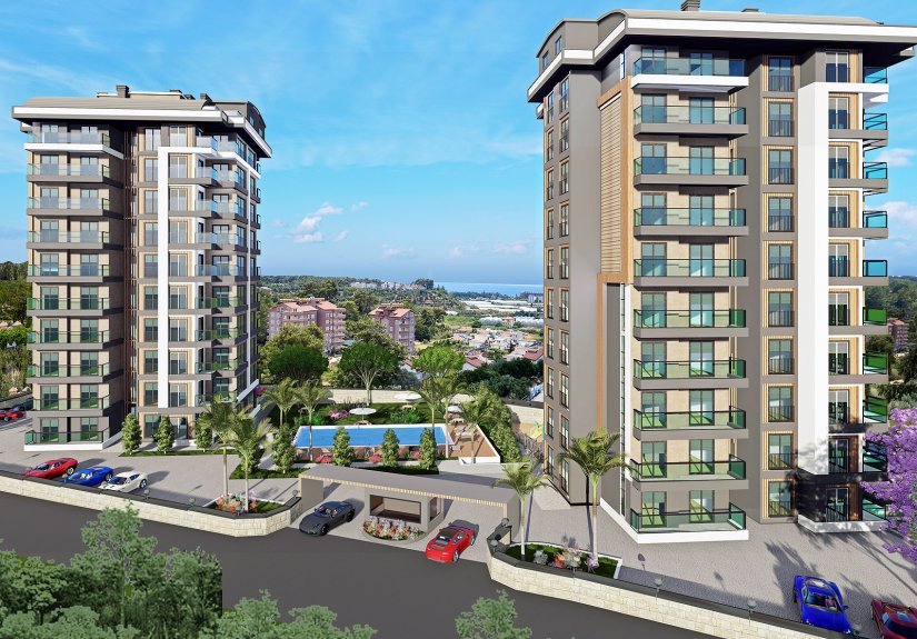 Wohnung 1+1 in Antalya, Turkey, Nr. 31492