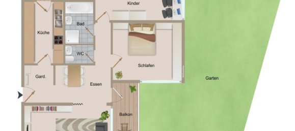 Apartamento de 2 dormitorios en Ludwigsburg, Germany No. 266279 11