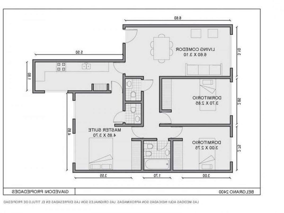 3 Schlafzimmer Wohnung in Buenos Aires, Argentina, Nr. 79864