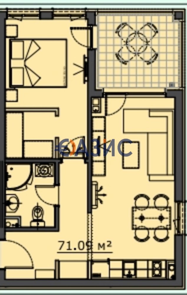 2 bedrooms Apartment in Sveti Vlas, Bulgaria No. 464