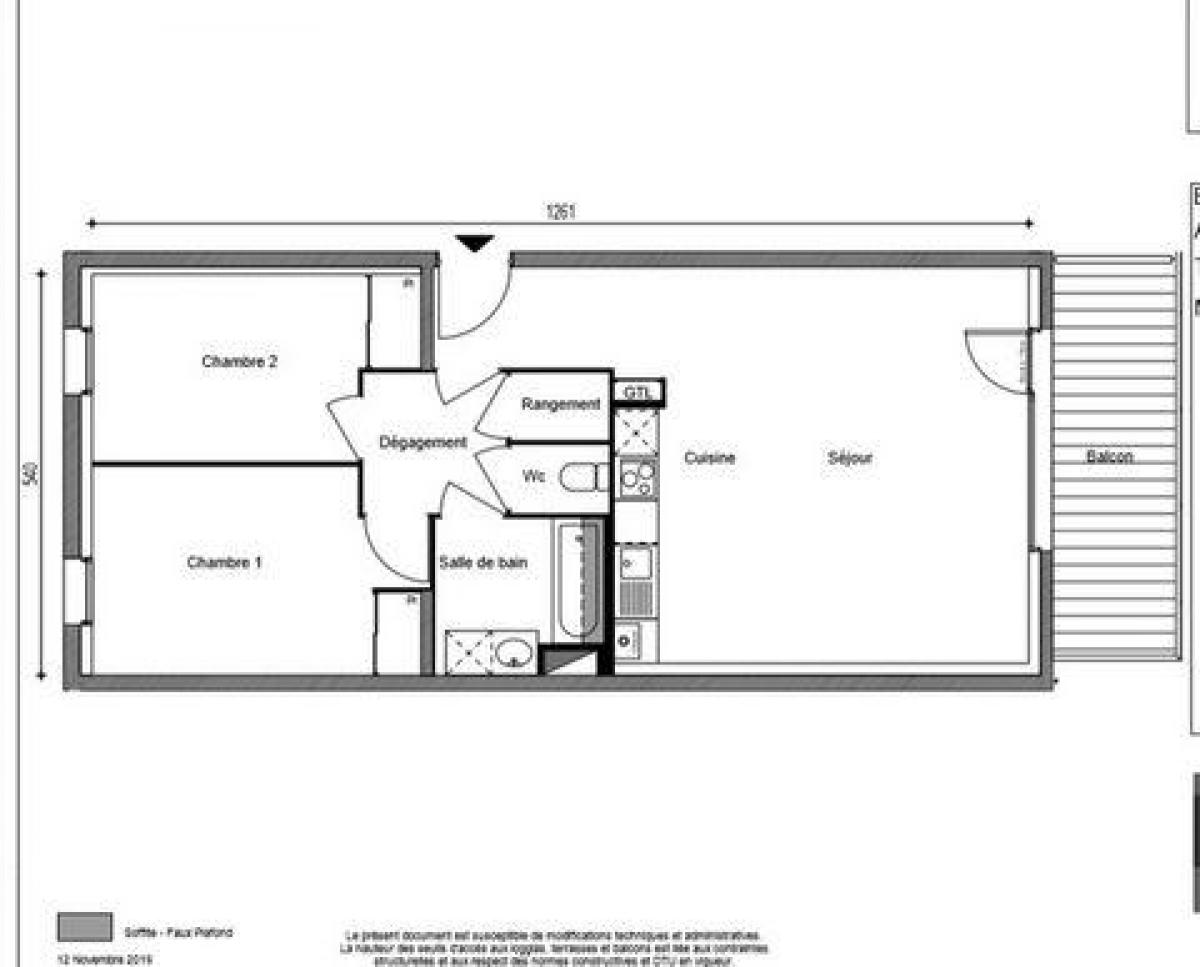 Apartamento com 2 quartos em condomínio em Thyez, France N.º 37600