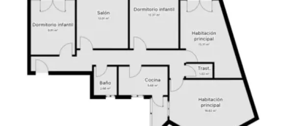 Apartamento de 4 dormitorios en Granada, Spain No. 176345 4