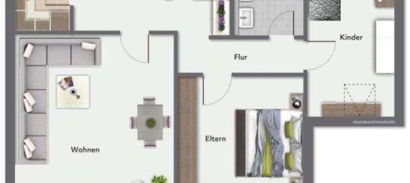 Apartamento de 2 dormitorios en Goppingen, Germany No. 101517 3