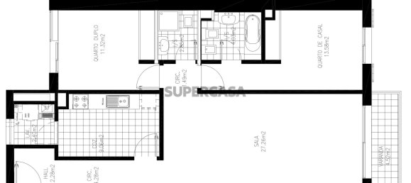 Квартира с 2 спальнями в Канису, Португалия № 159227 10