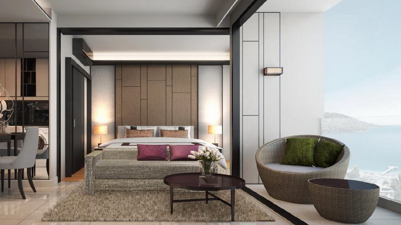 شقة 2 غرف نوم  في The Panora Phuket Phuket, Thailand رقم 29391