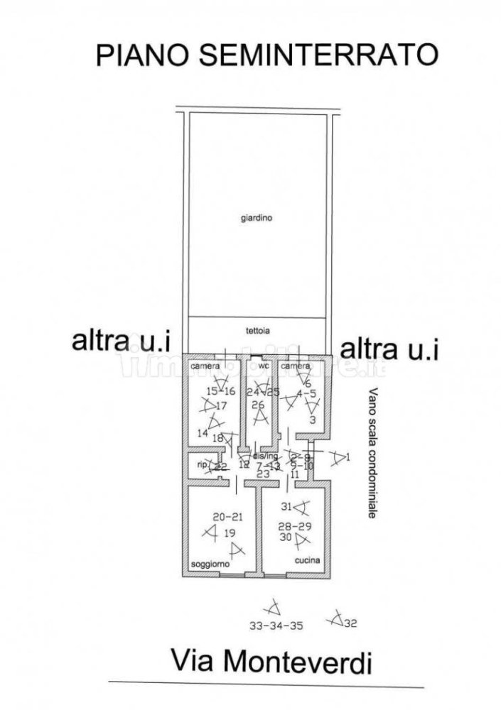 Apartamento de 3 divisões em Florence, Italy N.º 375675