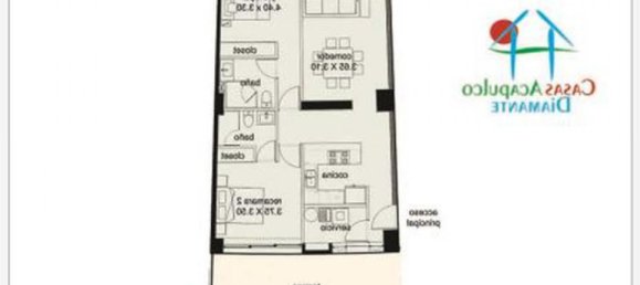 2 Schlafzimmer Wohnung in Guerrero, Mexico, Nr. 152449 2