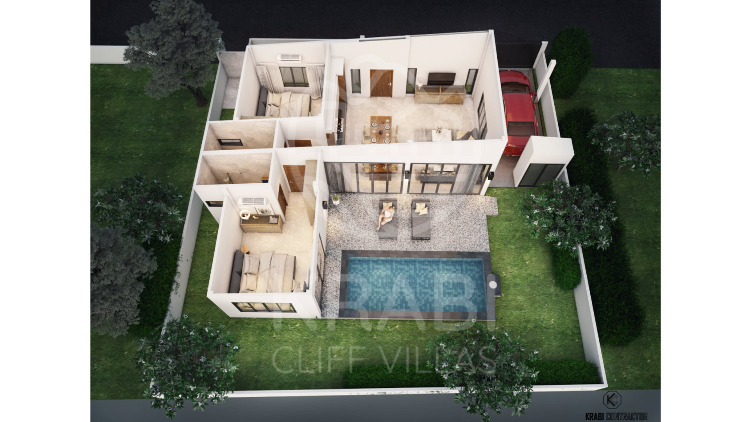 2 bedrooms Villa in Krabi, Thailand No. 64285