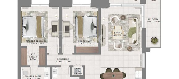 2 bedrooms Apartment in Dubai, UAE No. 43177 11