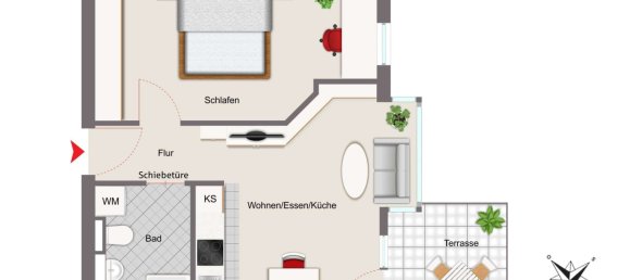 Apartamento de 2 habitaciónes en Ingolstadt, Germany No. 40449 7