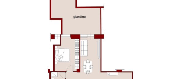 2 rooms Apartment in Rome, Italy No. 44882 18