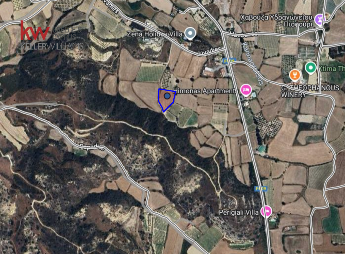 Terra em Pissouri, Cyprus 4088 m² N.º 181297