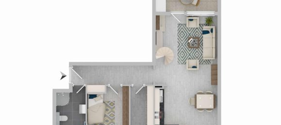 2 Schlafzimmer Doppelhaus in Russelsheim, Germany, Nr. 291199 18