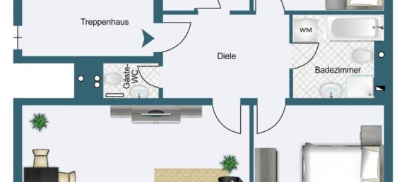 Apartamento T2 em Frankfurt am Main, Germany N.º 350465 21