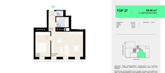 2 rooms Apartment in Favoriten, Austria No. 44441 7