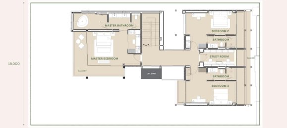 3 Schlafzimmer Villa in Layan Beach, Thailand, Nr. 25970 2