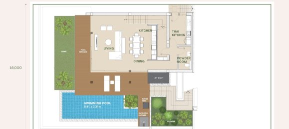 3 Schlafzimmer Villa in Layan Beach, Thailand, Nr. 25970 4