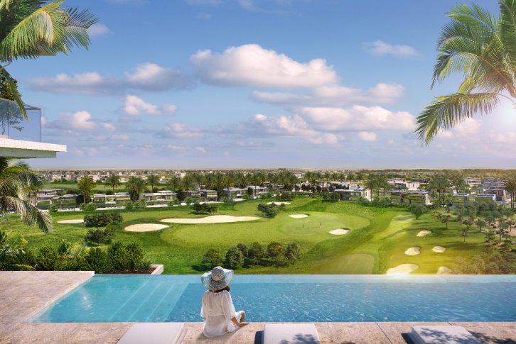 Apartamento T2 em GOLF SUITES, Dubai Hills Estate, UAE N.º 57730