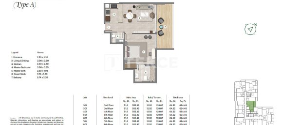 2 dormitorios apartamento en venta en Falcon City of Wonders, Dubai, UAE № 182200 4