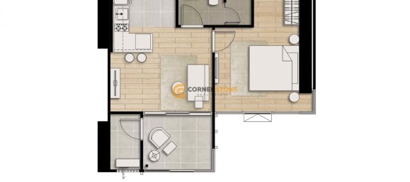 Eigentumswohnung in Pattaya, Thailand 47.52m², Nr. 22889 10