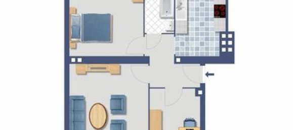 Квартира с 2 комнатами в Райниккендорф, Германия № 24224 4