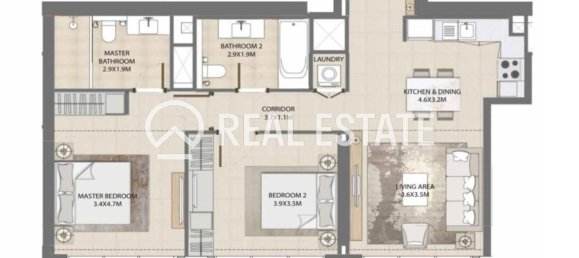 2 bedrooms Apartment in Downtown Dubai (Downtown Burj Dubai), UAE No. 29989 13