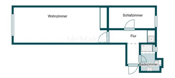 1 غرف نوم شقة في Dortmund, Germany رقم 357920 6