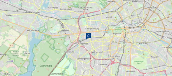 Дуплекс с 2 спальнями в Шарлоттенбург, Германия № 34902 24