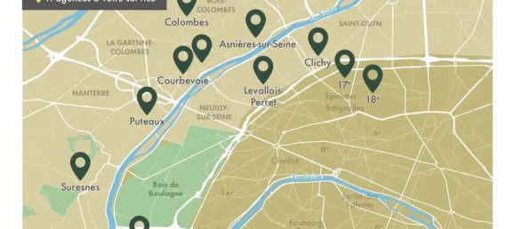 2 Schlafzimmer Wohnung in Suresnes, France, Nr. 165018 12