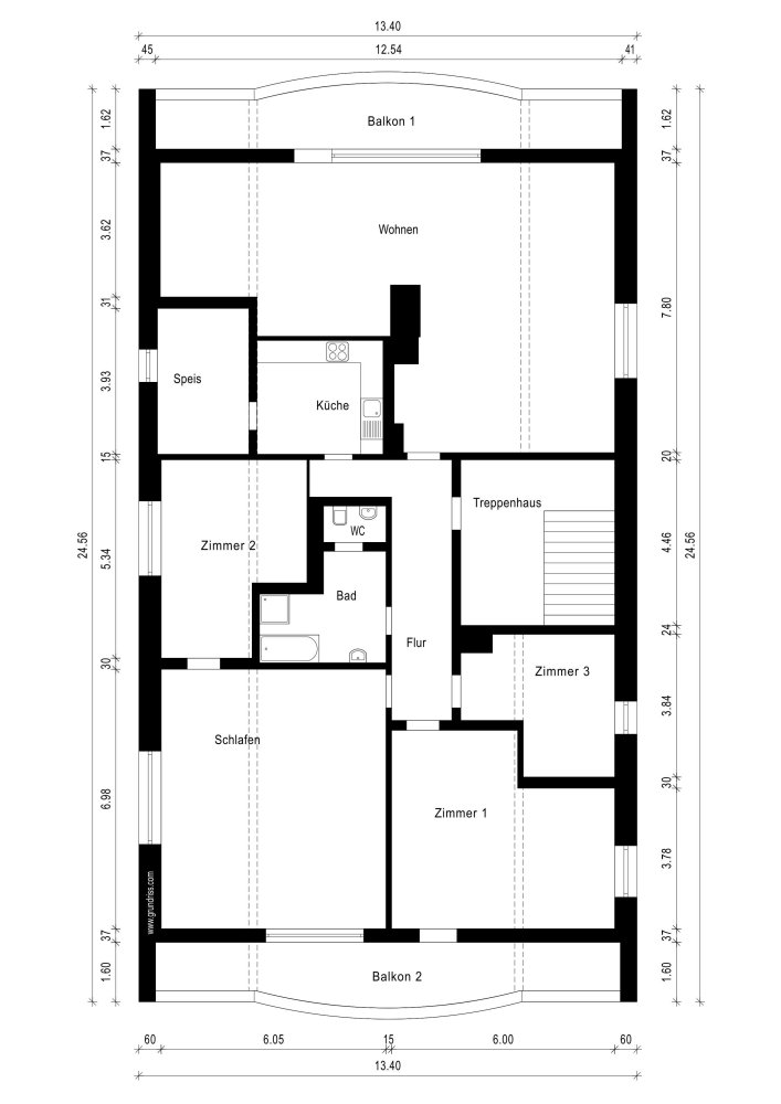 3 Schlafzimmer Wohnung in Miesbach, Germany, Nr. 322300