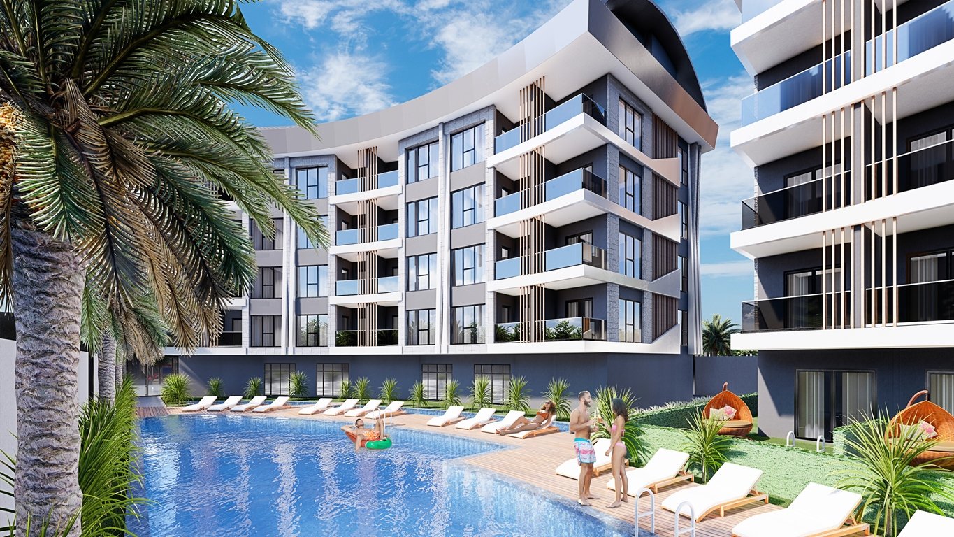 Apartamento de 1+1 en Alanya, Turkey No. 32040