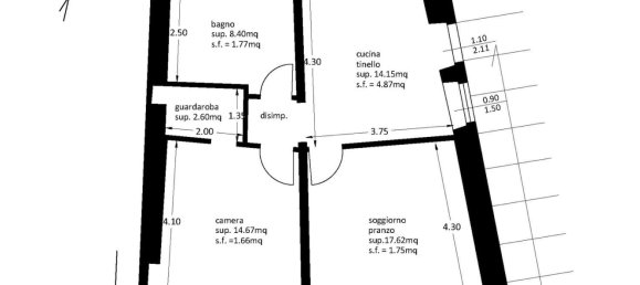 2 rooms Apartment in Cetona, Italy No. 45996 19