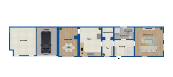 Casa de 4 divisões em Leipzig, Germany N.º 279375 13