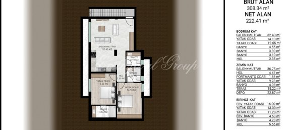 Villa 4+1 in Bodrum, Turkey, Nr. 28903 26