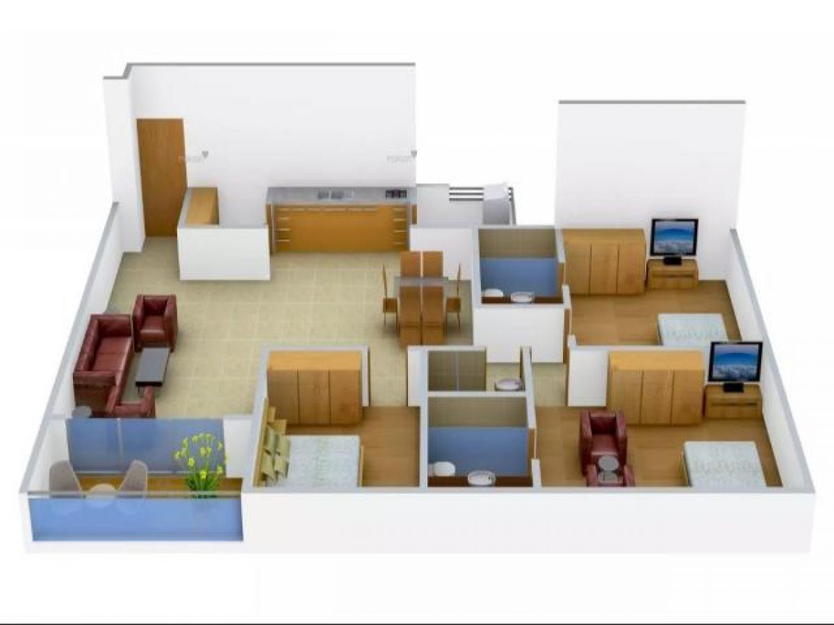 Casa de 3 dormitorios en Amdavad, India No. 18358