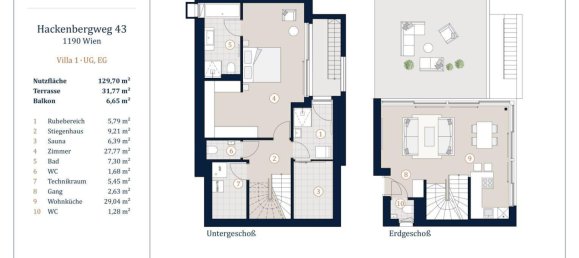 4 rooms Villa in Dobling, Austria No. 145724 24