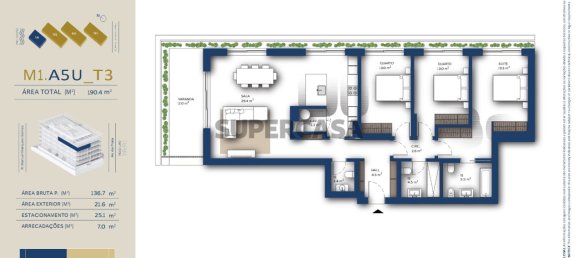 3 bedrooms Apartment in Vila Nova de Gaia, Portugal No. 160827 8