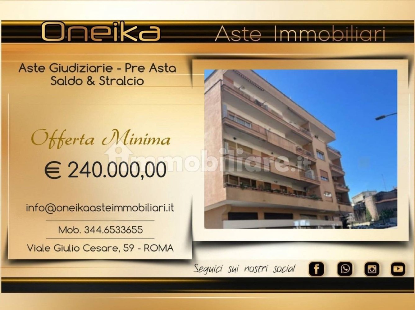 2 غرف نوم شقة في Rome, Italy رقم 276555