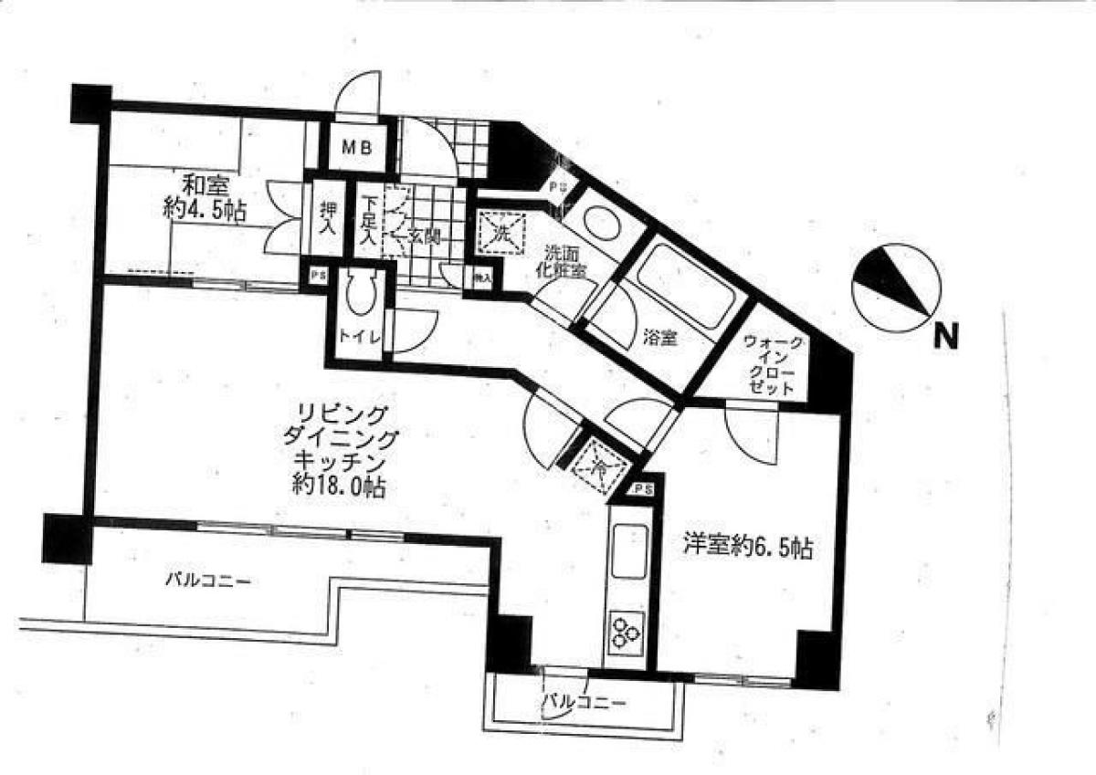 2 Schlafzimmer Wohnung in Saitama, Japan, Nr. 5120